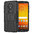Dual Layer Rugged Tough Case & Stand for Motorola Moto E5 / G6 Play - Black